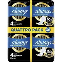 Always Maandverband Ultra Night 36 Stuks
