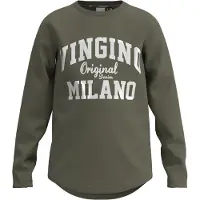 Vingino Shirt zilvergrijs / donkergroen