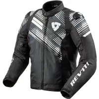 REV'IT! Apex TL Jas Zwart Wit Maat L