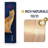Wella Koleston Perfect Me+ Permanent Creme Colour 10/31 Lightest Blonde Gold Ash Haarverf - 60ml