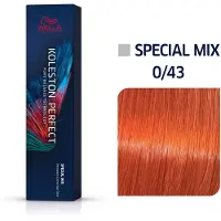 Wella Haarverf Professionals Koleston Perfect Me+ Permanent Creme Colour 0/43 Special Mix Red Gold 60ml