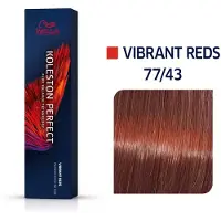 Wella Haarverf Professionals Koleston Perfect Me+ Permanent Creme Colour 77/43 Medium Blonde Intensive Red Gold 60ml