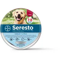 Seresto Anti Vlooien en Teken Halsband Hond Vanaf 8 kg 70 cm