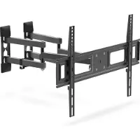 HomeShopXL Hoek TV Beugel - VESA 600x400 mm(max.) - Geschikt voor 40 - 80" inch - Draaibaar en Kantelbaar - voor in een Hoek of Plafond