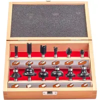 Milwaukee Set van 12 frezen voor affleureuse m18ftr8 - - 4932451668