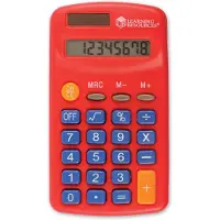 Learning Resources Rekenmachine vrolijke kleuren, per stuk