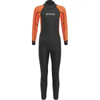 Orca Vitalis Squad Hi-vis Long Sleeve Junior Neoprene Wetsuit Oranje 8 Years Kinderen
