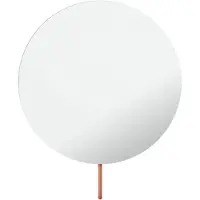Hotbath Vergrotingsspiegel cobber wandmontage draaibaar 20 cm geborsteld koper living colours