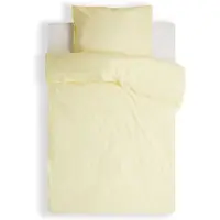 Marc O'Polo Dekbedovertrek Tove Pale Yellow Percal-140 x 200 / 220 cm | 1-Persoons