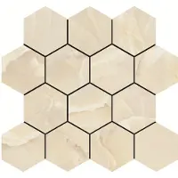 Jabo Onyx Sable hexagon mozaiek tegels 30x27cm