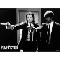 POsterpoint Pulp Fiction poster -Tarantino- film - shooting - guns - 61x91.5cm