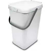 Addis Afvalemmer 'Clicked' - 18 liter - BPA Vrij - Wit