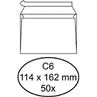Quantore Bankenvelop C6 Zelfklevend Wit 58124