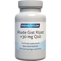 Nova vitae Rode gist rijst + 30 mg Q10
