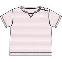 Koeka T-Shirt Baby Palm Beach - Water Pink - 50/56