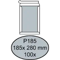 Quantore Envelop Quantore bordrug P185 185x280mm zelfkl. wit 100stuks