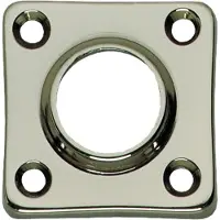 Intersteel Rozet vierkant - nikkel glans