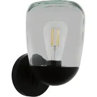 Eglo 98701 Donatori Wandlamp Aluminium/Kunststof Zwart/ Glas Helder - 1 x E27