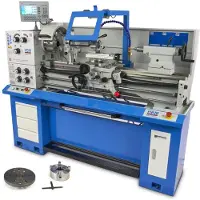 HBM 360 x 1000 Industriële Compleet Metaaldraaibank met Grote Doorlaat Met 3 Assig LCD Digitaal Uitleessysteem- 230 Volt