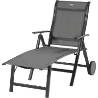 Hartman Ligbed Alice Comfort Lounger High Xerix Frame Anthracite Textylene