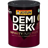 Jotun Demidekk Infinity Pure Mat | Dekkende Houtverf Buiten 750 ML - Wit