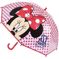 Disney Minnie Mouse - paraplu - voor kinderen - rood - D71 cm