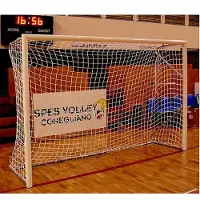 Powershot Draagbare voetbaldoel, 3 x 2 meter - aluminium