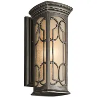 Elstead Lighting LED Wand Buitenlamp Franceasi | 1X E27 Max 60W | IP44 | Dimbaar | Olde Bronze