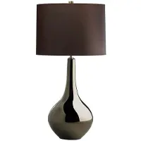 Elstead Lighting LED Tafellamp Job | 1X E27 Max 60W | Bronze Metallic, Brown Shade.