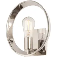 QUOIZEL LED Wandlamp Theater Row | 1X E27 Max 60W | Imperial Silver