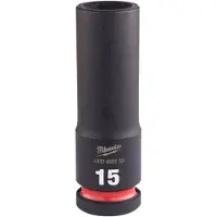 Milwaukee slagdop Shockwave 1/2 lang 15mm