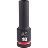 Milwaukee slagdop Shockwave 1/2 lang 10mm