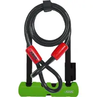 ABUS Fiets slot Ultra 410 - 230mm (met verlengkabel) Zwart - Volwassen - Racefiets - Unisex