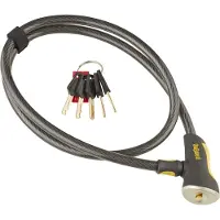 Onguard Akita 8039 Cable Lock Zwart 120 x 12 mm