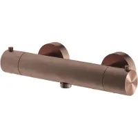 Hotbath Archie AR088 Douchethermostaat RVS 316 - Geborsteld Koper PVD - RVS 316 - Kranen, Douchekranen, Douchethermostaten - 8720629191003 - Kranen, Douchekranen, Douchethermostaten