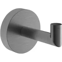Hotbath Archie handdoekhaakje gunmetal geborsteld PVD