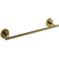 Hotbath &More ARA06 handdoekstang 34cm geborsteld messing PVD