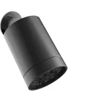 Hotbath Archie hoofddouche 3 standen met muurbevestiging gunmetal geborsteld PVD