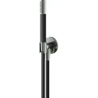 Hotbath Archie AR440 handdoucheset met staafhanddouche aan houder met uitlaat RVS316