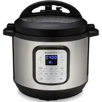 Instant Pot Duo Crisp Air Fryer, Stomer + rijstkoker, Zilver, Zwart