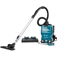 Makita DVC261TX22 2x18 V Rugstofzuiger voor schoonmaak