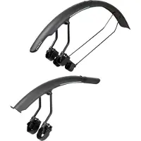 Topeak - TetraFender R1 & R2 Fender Set - Spatbord One Size, zwart