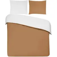 DoubleDry Dekbedovertrek 100% percal katoen eenpersoons 140x200/220 cm + 1