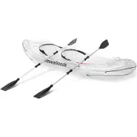 Huismerk Opblaasbare doorzichtige Kajak met accessoires Paros 2 plaatsen -312 Cm