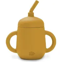 Interbaby Silicone Insi007 Bpa-vrij Glas + Rietje