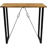 Dimehouse Bartafel Vegas | hout bruin 70x130x110x70 cm bartafels | NADUVI