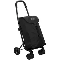 Thuiszorg Webshop Go Four Boodschappentrolley - Zwart - 43.5 liter - by Playmarket