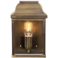 Elstead Lighting Nostalgische buitenlamp Old England 26cm koper