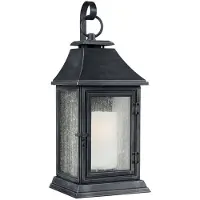 Elstead Lighting LED Wand Buitenlamp Shepherd | 1X E27 Max 60W | IP44 | Dimbaar | Dark Weathered Zinc