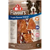 8In1 Triple Flavour wings hondensnacks 3 verpakkingen